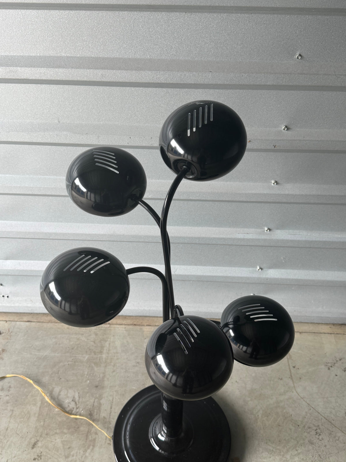 Black Waterfall 3-Arm Lamp  Robert Sonneman