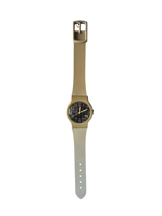 Oversized Mid-Century Wristwatch-Style Wall Decor Clock
