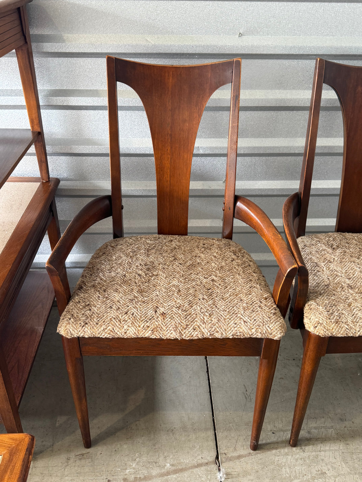 Broyhill Brasilia "Sculpta" Dining Armchairs, Pair