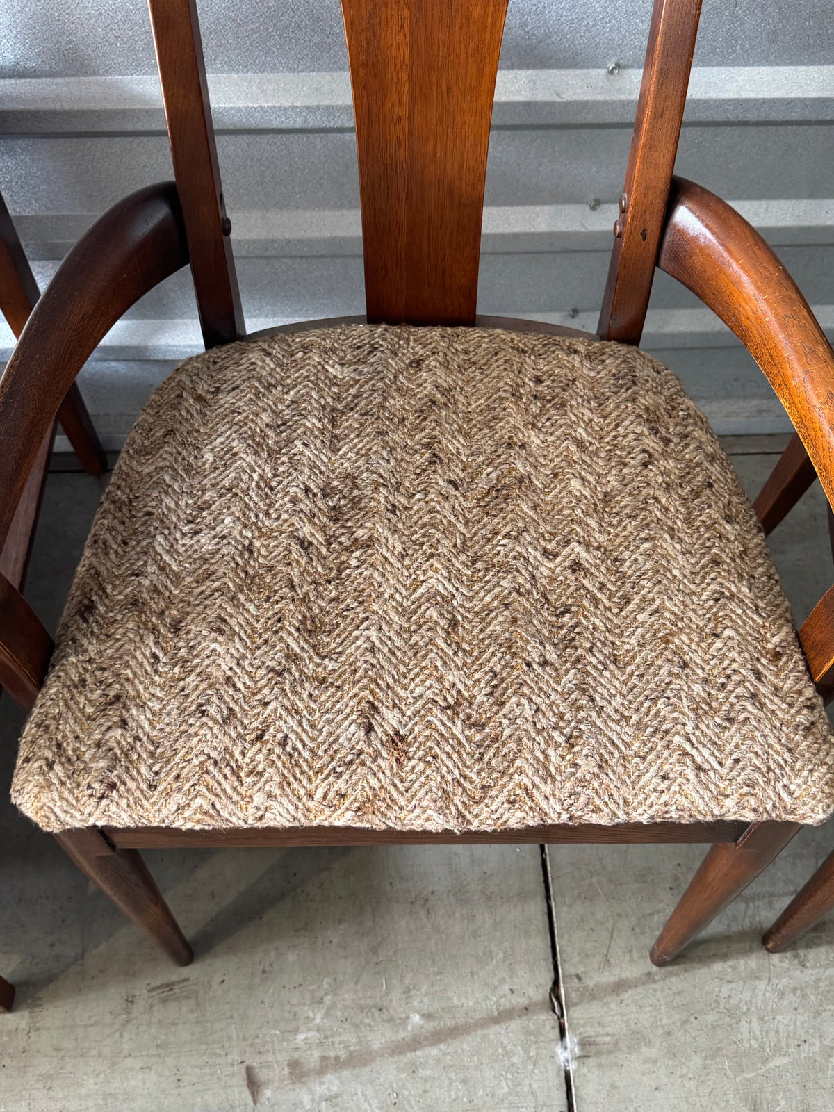 Broyhill Brasilia "Sculpta" Dining Armchairs, Pair