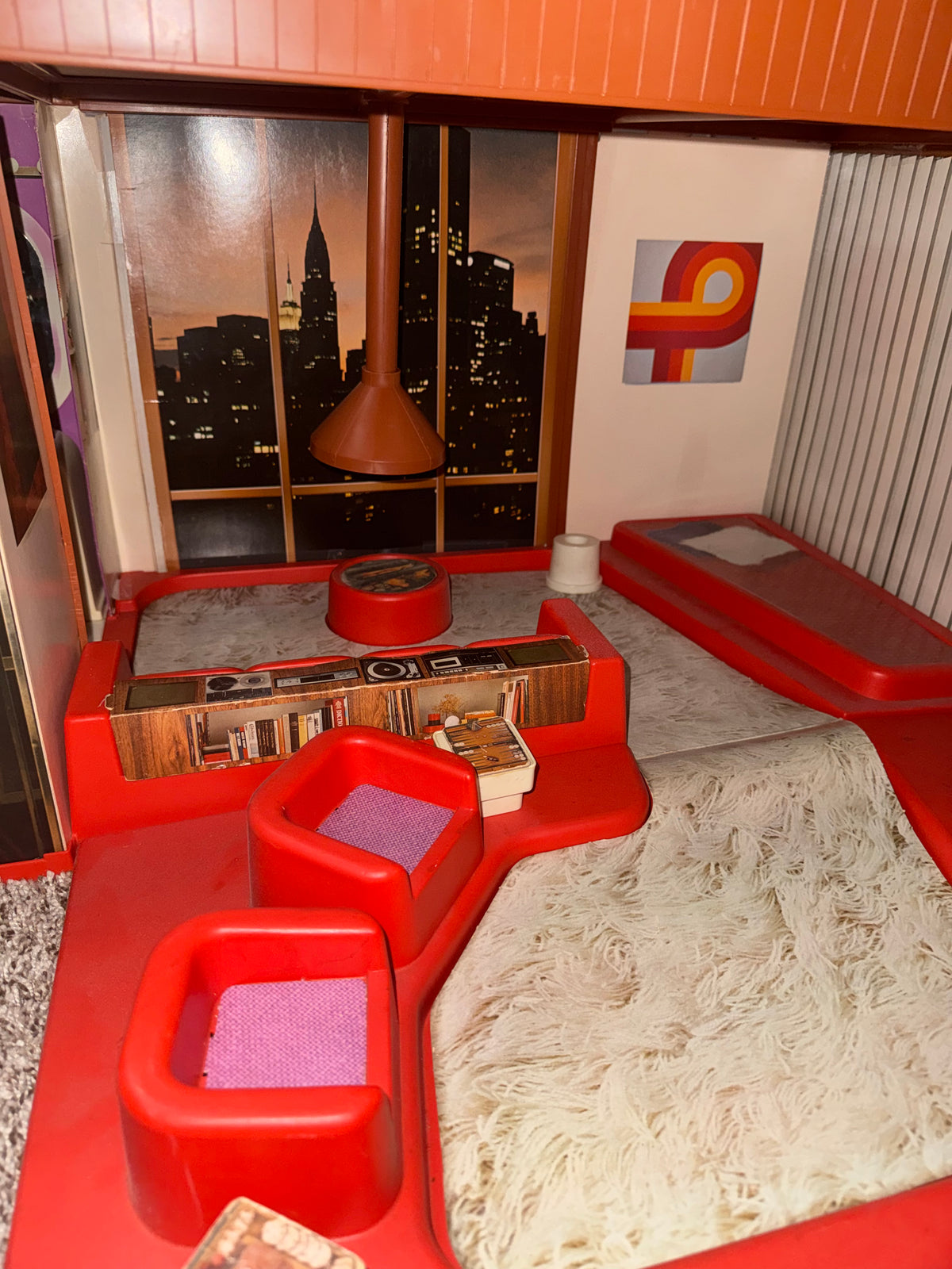 Tuesday Taylor 1970s Penthouse Dollhouse Decor Set