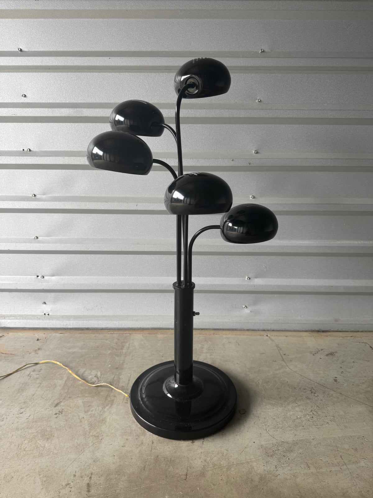 Black Waterfall 3-Arm Lamp  Robert Sonneman