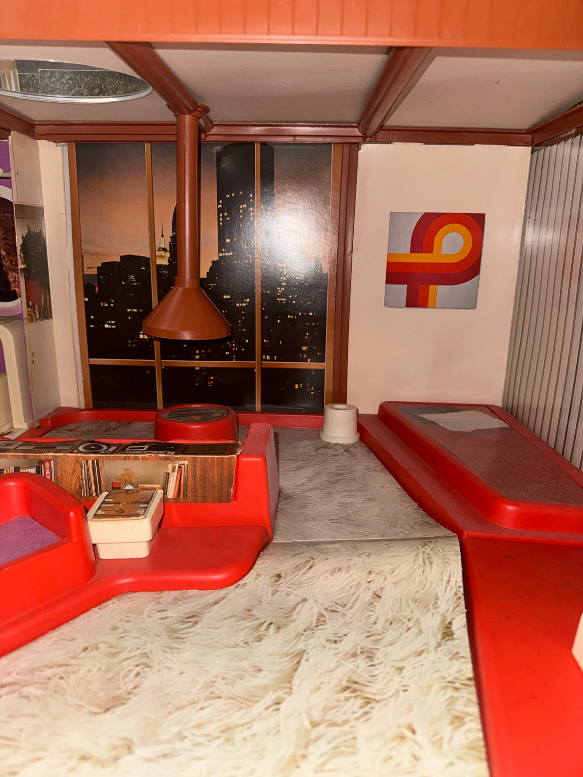 Tuesday Taylor 1970s Penthouse Dollhouse Decor Set