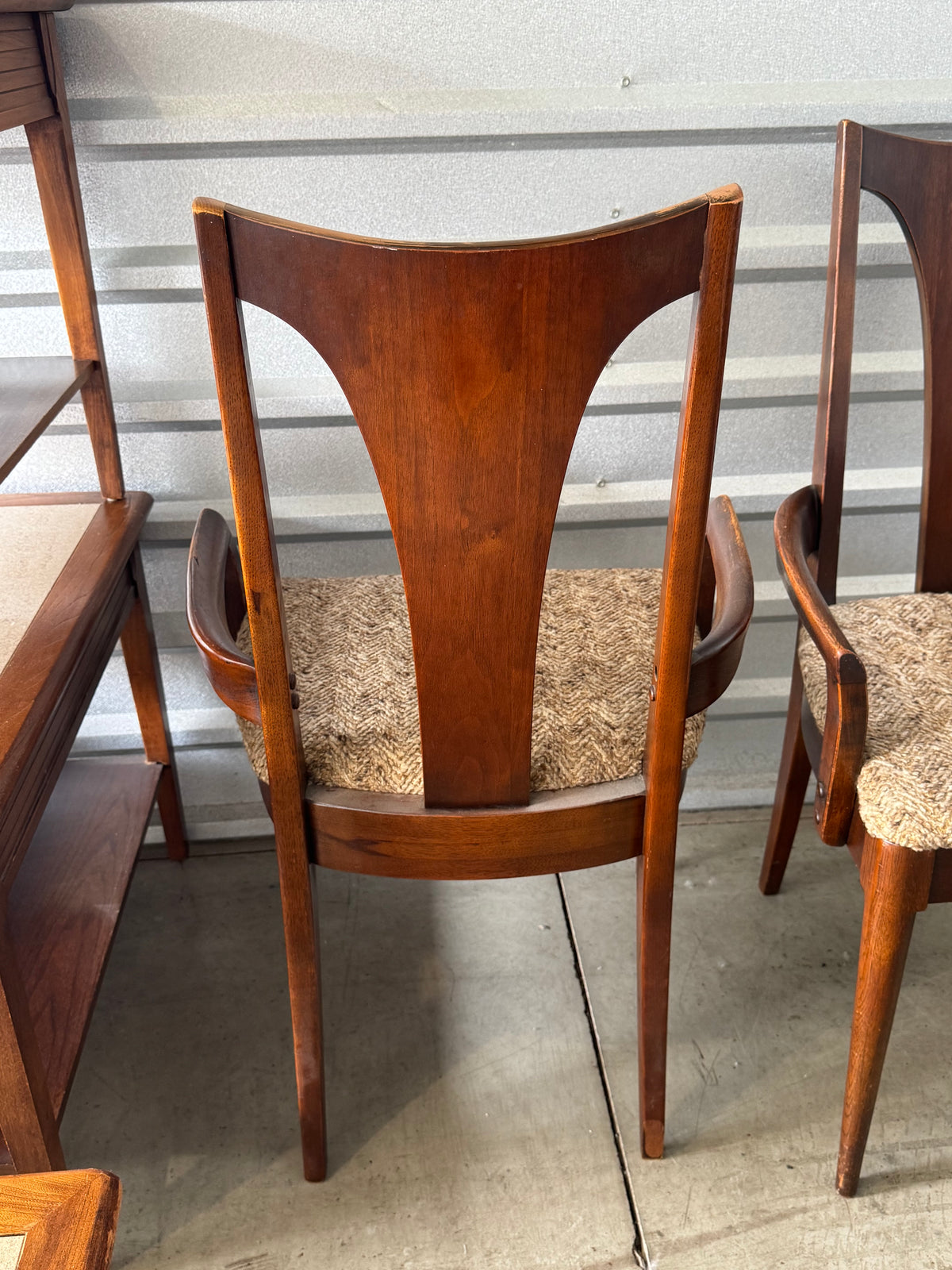 Broyhill Brasilia "Sculpta" Dining Armchairs, Pair