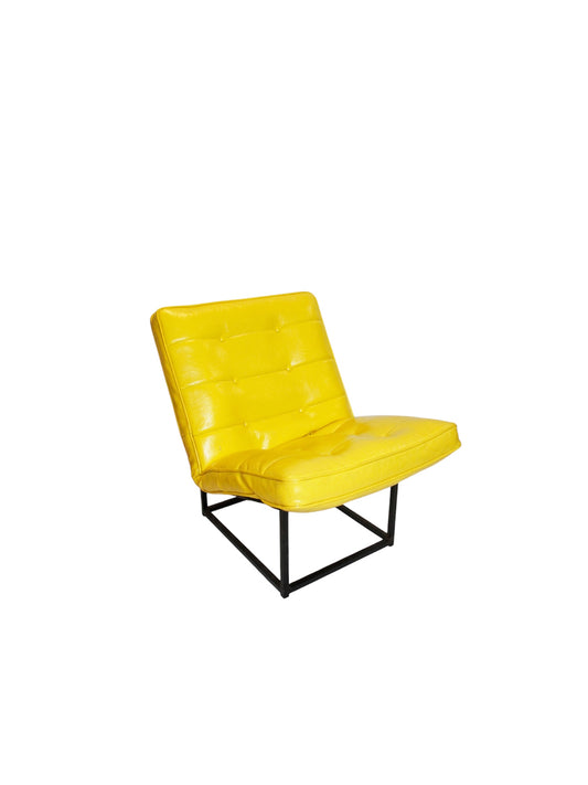Home Crest Naugahyde 1960s lounge accent chair