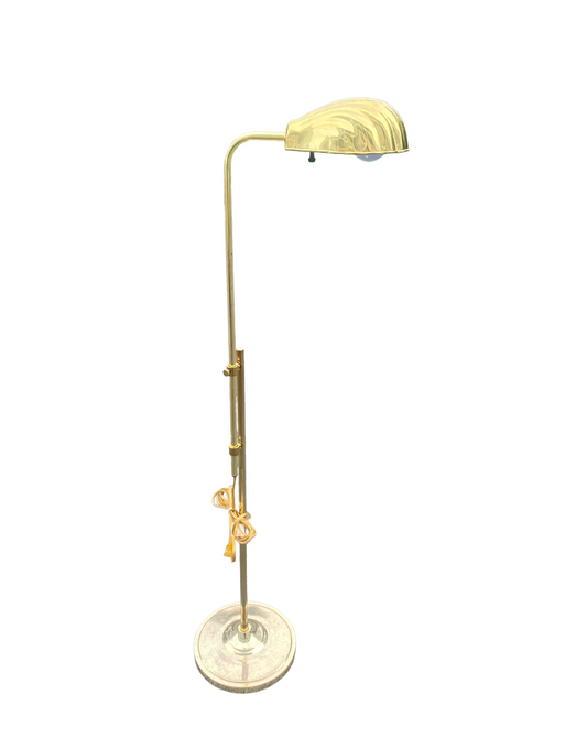 Shipping for Jena- Hollywood Regency Brass Adjustable Clam Shell Floor Lamp