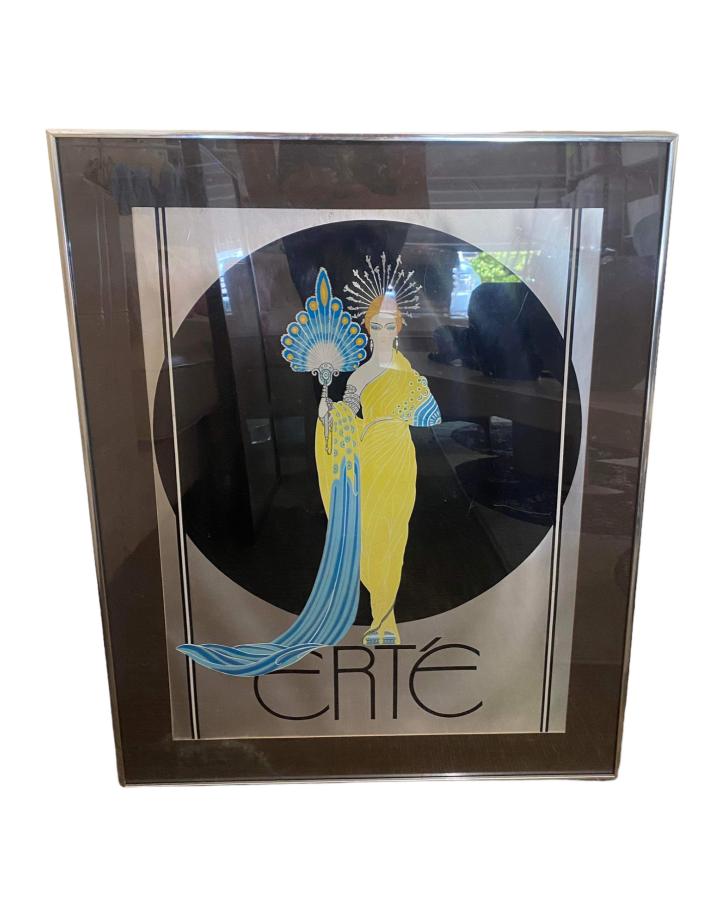 French ERTE Original “Athena” Silkscreen Serigraph Framed Print Artwork