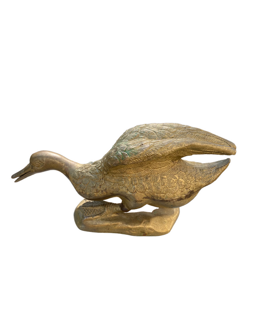 Duck Brass Figure
