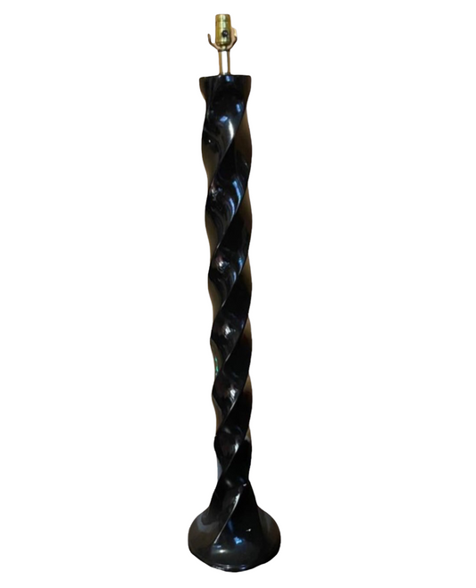 Postmodern 80's Michael Taylor Spiral Floor Lamp