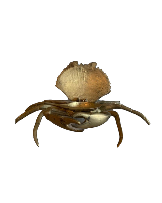 Crab Ashtray Brass Figure