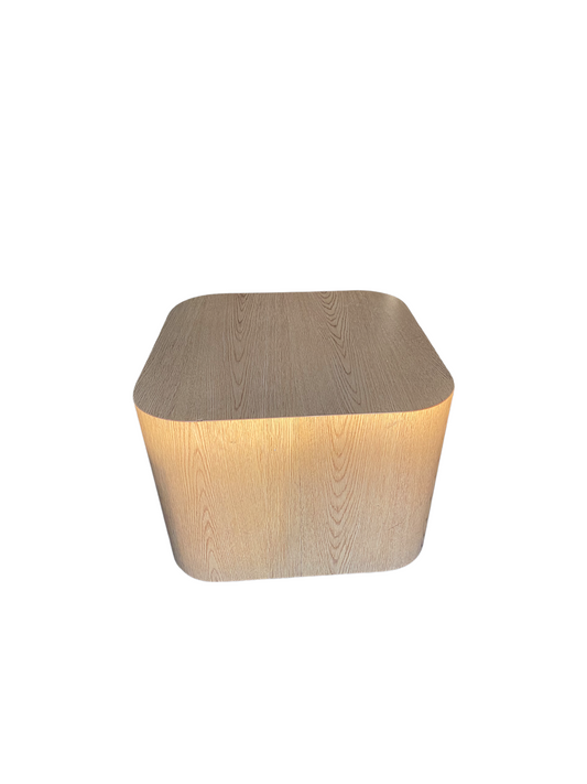 Wood laminate MCM postmodern side table